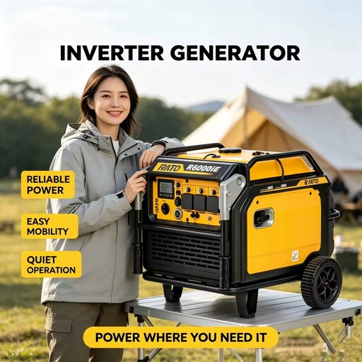 Compact Silent Inverter Generator Sound Insulated 5kW 5.5kW Remote Start Gasoline Backup Generator 6.25kva