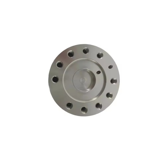 Precision Aluminum Valve Cover Flange CNC Machined Hydraulic End Cap Plate Threaded Bolt Holes Hard Anodizing