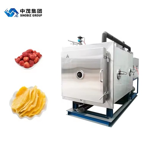 Commercial PLC Controlled Food Processing Stainless Steel Vacuum Freeze Drying Machine Long Service Life