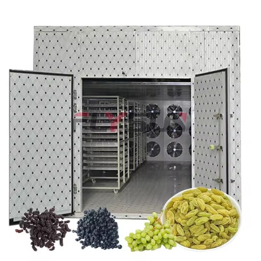 Industrial Automatic Stainless Steel Heat Pump Dried Fruit Dehydrating Machine Gear for Food Processing Raisin Grape Drying