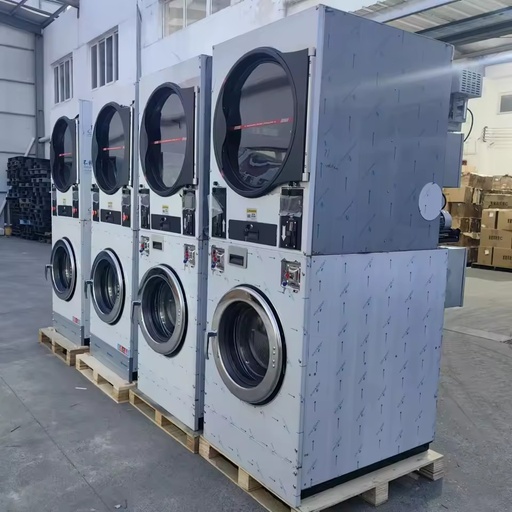Saving Energy and Efficiency Coin/non-coin Operated Professional Washing Machine Commercial Laundry Machine Stack Washer Dryer