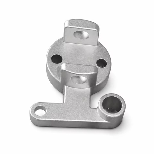 Aluminum Die Casting Mounting Bracket ADC12 Sandblasted Surface Precision Machined Holes for Industrial