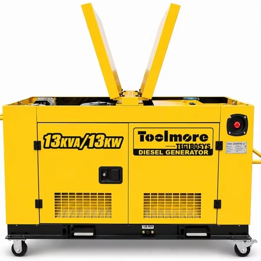 Portable Diesel Generator 13KVA 13KW 1Phase Silent Type Water-cooled Diesel Generator Set for Home Backup Power Supply