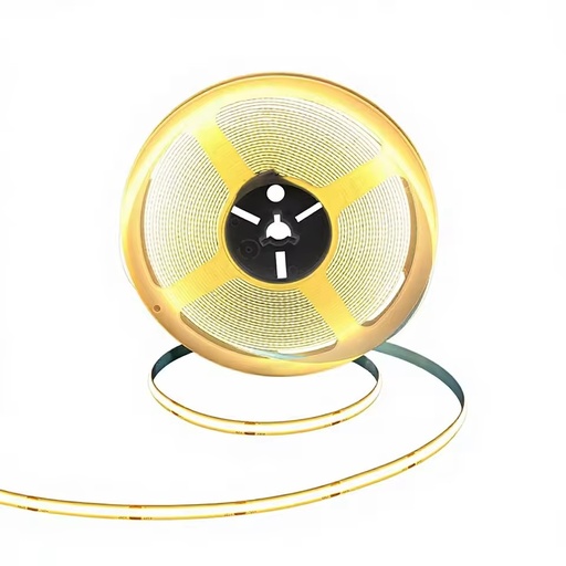 DC 24V 12V COB LED Strip Light 320LEDs/M High Brightness Flexible PCB 8mm with Adapter for Home Kitchen Cabinet Decor