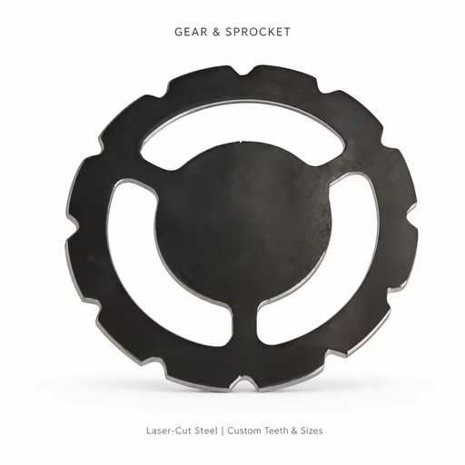 Custom CNC Machined Stainless Steel Zinc Plated Tab Washer Locking Plate Heavy Duty Gear Tooth Transmission