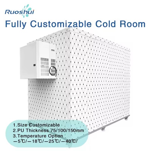Prefabricated Cold Room Panel Assembly Walk in Cooler Room for Supermarket Restaurant