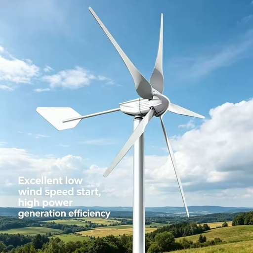 MAX-1000W Wind-solar Complementary 24V Small High Efficiency Engineering Wind Turbine 1.6m Rotor