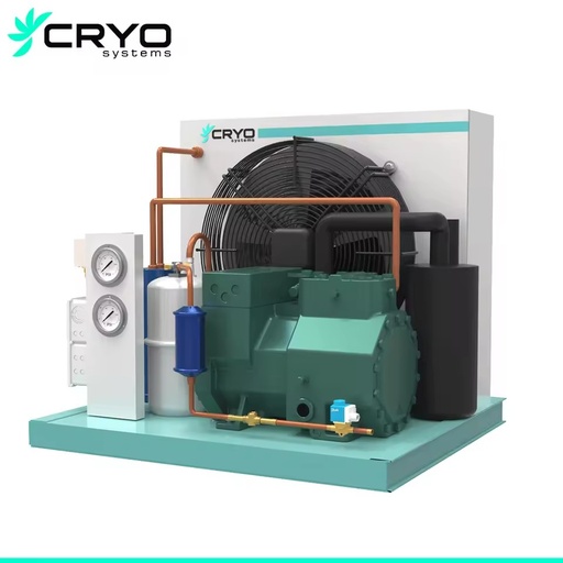 Custom New Energy Saving Open Type Air Cooled Condensing Unit for Cold Storage with Motor Pump OEM Solutions