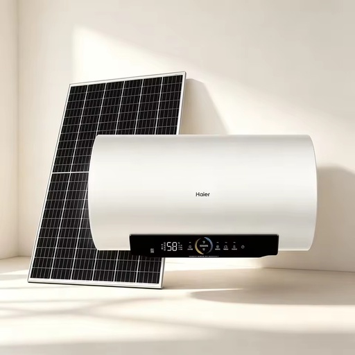 Haier High-Efficiency Photovoltaic Solar-Electric Hybrid Water Heater for Outdoor & Garage Use Energy Saving Durable