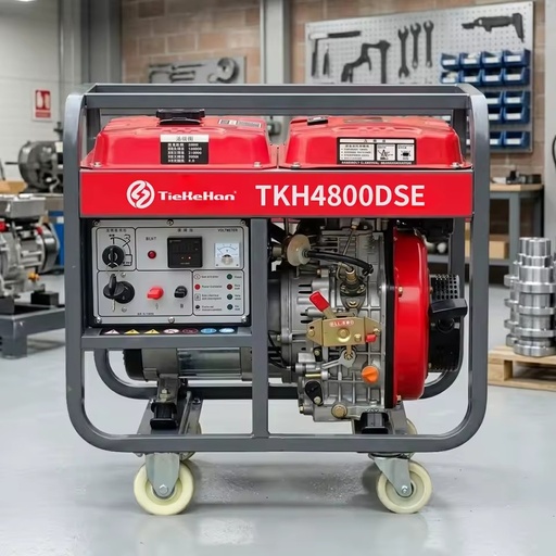 TieKeHan TKH4800DSE 3kw 3.5KW Electric Start Pulley Diesel Generator Conventional Diesel Generator