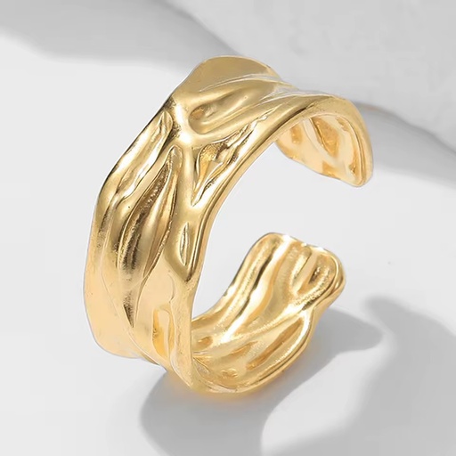 New Style Elegant Romantic Non Fading Stainless Steel Open Rings for Men Women