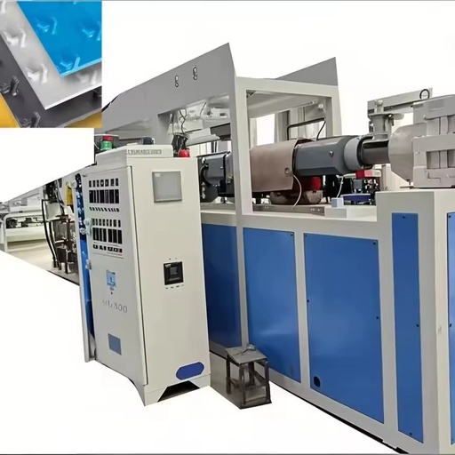 HDPE Plastic Dimiple Drainage Sheet Extruder Anchoring Board Concrete Production Plate Making Machine