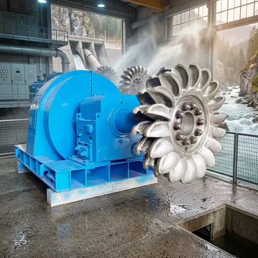Pelton Wheel Turbine Water Turbine Generator for River Hydropower Projects