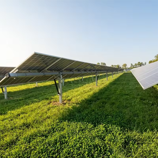 Single Axis Solar Panel Tracking System for Enhanced Sunlight Capture and Increased Electricity Generation