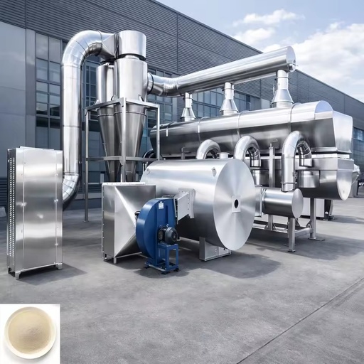 FL Series Multifunction Food Processing Fluid Bed Dryer Easy Operation Fertilizers Granulation Fluidized Bed Drying Machine