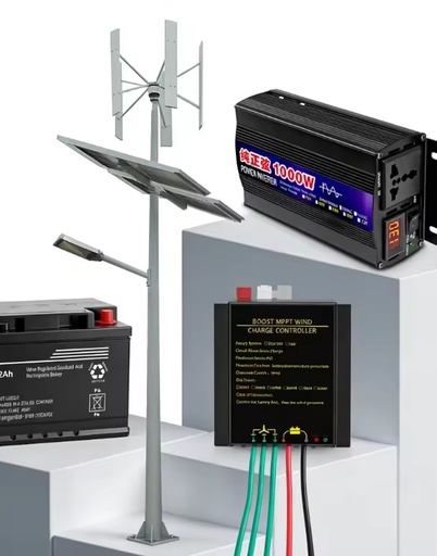 2KW H Shape VAWT Wind Generator 12V for Rural School Power Supply and Educational Equipment Use