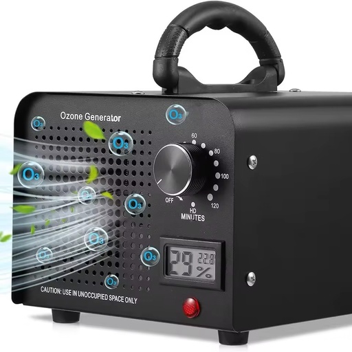 Professional 60g/h 120min Timer Plastic Ozone Generator with 130W Power and 110-240V Voltage for Pet Grooming Salons