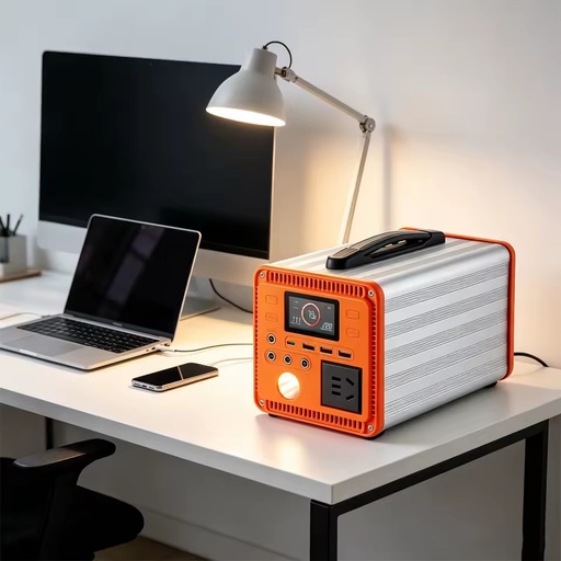 Portable Power Station Portable Solar Power Station with Lithium Battery for Laptop Camping Emergency Power
