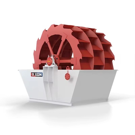 30-50TPH Beach Sea Sand Cleaning Machine Wheel Bucket Type Sand Washer Machine for Sale