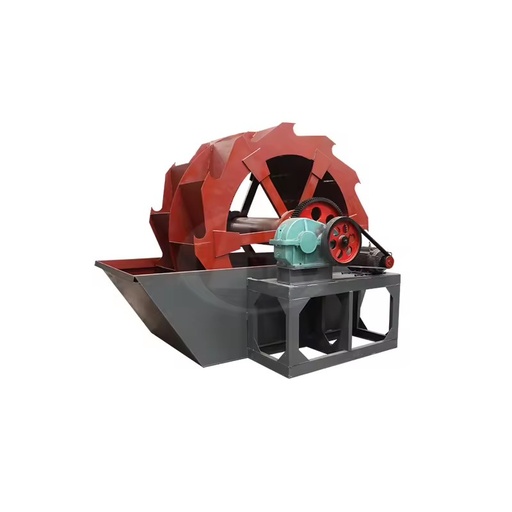 High Efficient Wheel Type Sand Washer Sand Cleaning Machine 50tph with Pump AC Motor & 80% Water Recycle