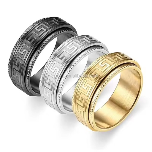 Jewelry's Versatile Stainless Steel Ring for Men Fashionable Classic Style with Zircon Main Stone for Engagement Gift Party