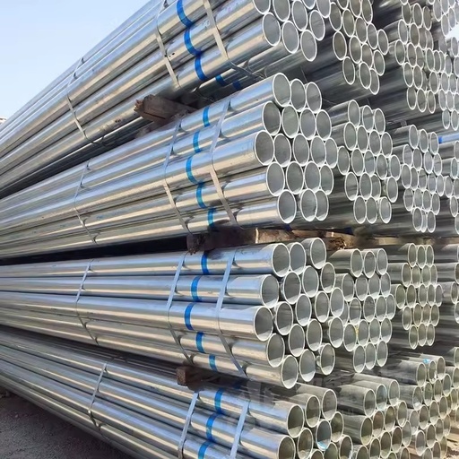 Low Priced Hot-Dip Galvanized Round Steel Pipe for Machining and Construction with Cutting Service Included