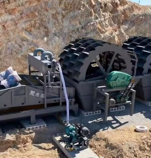 High Capacity Wheel Type Sand Washer Mining Sand Washing Machine for Gold Ore River Sand Cleaning
