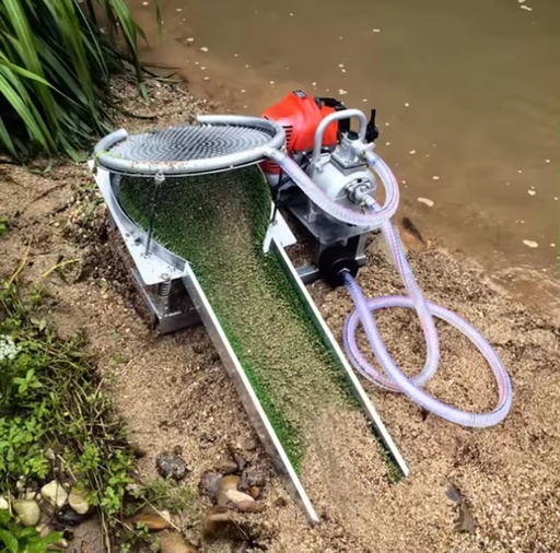 4-Inch Siphon-Type Gold Panning Boat Diesel Engine River Sand Gold Panning Machine Suction Equipment Product Sand Washer