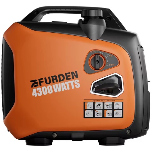3.3KW Single Phase Inverter Generator 12V 24V DC 60Hz Frequency EPA Certified Recoil Electric Start Rated Power for RV