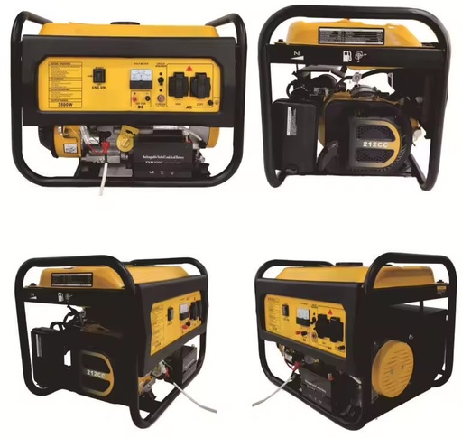 3KW 2-Stroke Diesel Generator Open Frame Design High Power Output Hand Start Portable Backup Supply Home Farm Workshop Use CN