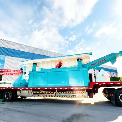 Automatic Large Capacity Vibrating Concrete Recycling Sand Stone Separator Washer for Construction Waste