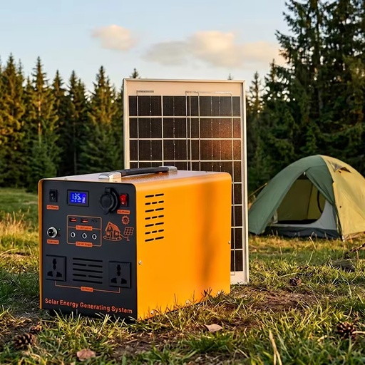 MPPT solar panel solar generator 1000W1200Wh lithium iron phosphate battery pure sine wave AC output 220V portable power station