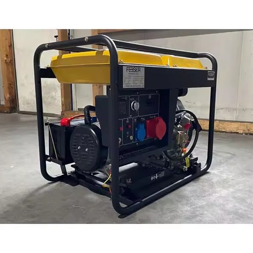 Feeser Air-Cooled Diesel Power Generator P-0005-D-OE-400 High Efficiency 6,25 KVA 50Hz 230/400V Electric Recoil Start Generator