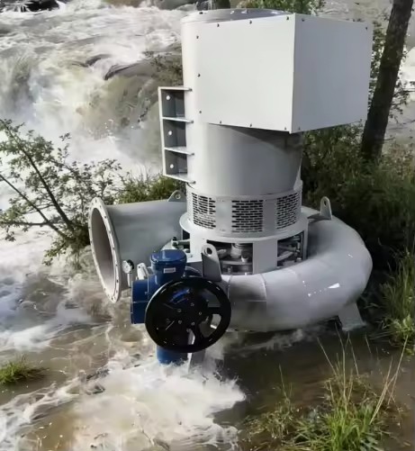 50kW Kaplan Hydro-generator Is Used for Low-head Ecological Power Generation in Irrigation Canals