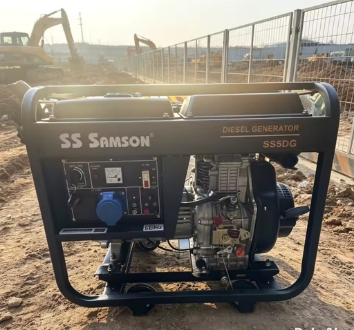 SS SAMSON 5KW Diesel Generator 240V 50Hz Electric Start Open Frame Portable Air Cooled Power Generator