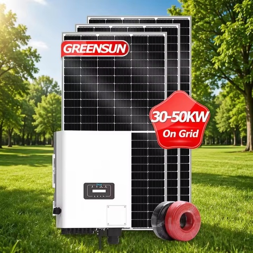 Greensun New Energy Solar Power System 30kw for Home Use on Grid