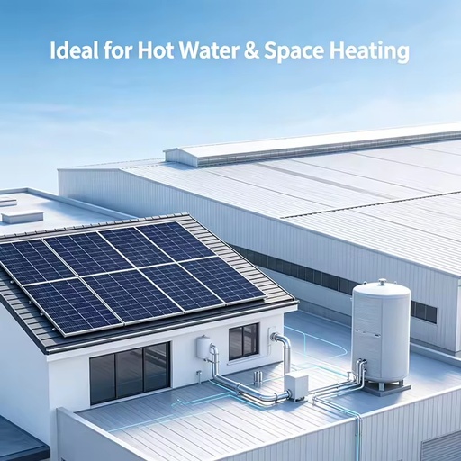 High Efficiency PVT Hybrid Solar Panel 40kw Solar Power Systems for Electricity and Hot Water Generation