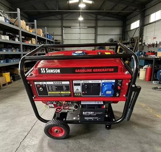 SS SAMSON 5KVA 240V 4 Stroke Gasoline Generator with Handle Wheel 3600RPM Portable Power Generator
