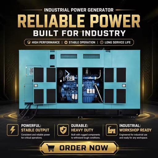 500kVA Baudouin Super Silent Diesel Generator 400kW 50/60Hz Soundproof 3 Phase with Automatic Transfer Switch (ATS)