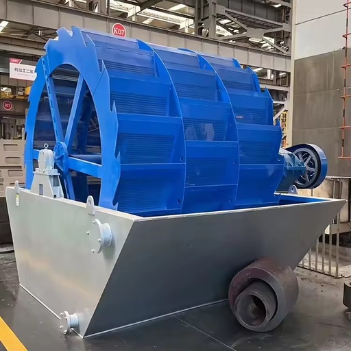 Wheel Bucket Sand Washer 70-300t/h High Output 30kW AC Motor Sand Cleaning Dewatering Grading Machine for Sand