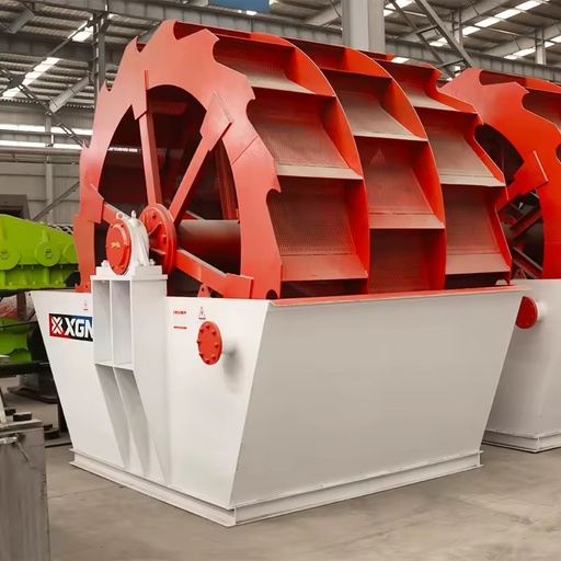 New High Quality Steel Material Mining Ore Silica Sand Washer Large Capacity 100tph Wheel Bucket Sand Washing Machine Pump Gear