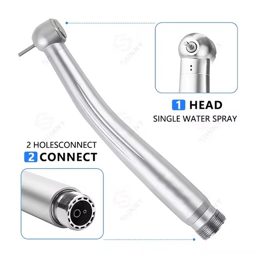 High-Speed Ceramic Turbine Handpiece for Dentistry Electric E-Generator Drills 280,000-350,000 RPM CE Certified 1 Year Warranty