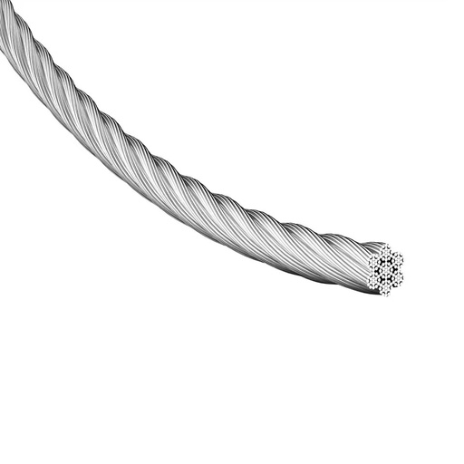 Stainless Steel Cable Wire Rope 7x19 Strand Steel Cable for Lifting