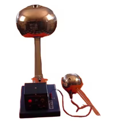 CROWN Electric Stainless Steel Van De Graaff Generator (Model CPE-771) Delhi Physics Lab Supplies Science Education Research OEM