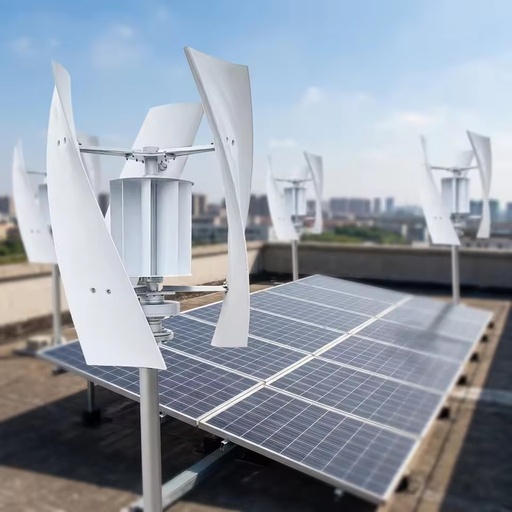 Vertical Axis Wind Generator Turbine Home Use 200W 12V 24V Residential Warehouse Wind Power Generator for Home Monitoring Device