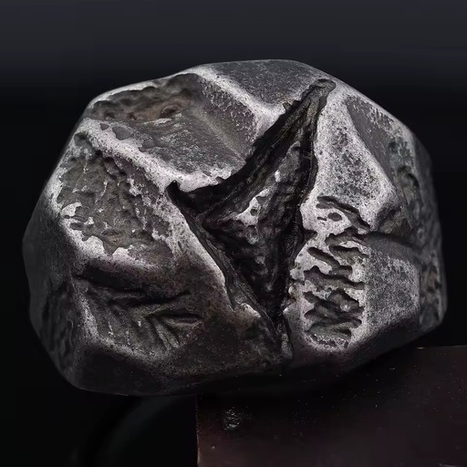 New Vintage Anti-Silver Stainless Steel Rings Unisex Geometric Wedding Engagement Gift Party Anniversary