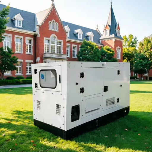 High Quality 3 Phase 4 Wire Electric Soundproof Standby Power Outdoor Canopy 5kw 12kva Portable Silent Diesel Generator