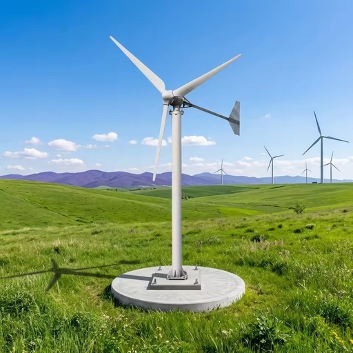 Industrial Wind Electricity Generator System 50kW 380V Horizontal Wind Turbine 12.6m Rotor Diameter Reinforced Glass Fiber