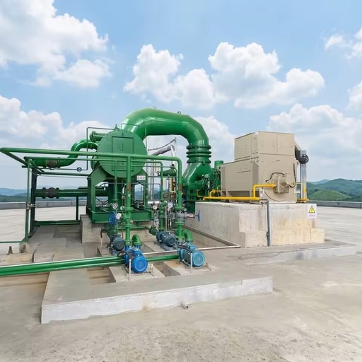 Biomass Steam Turbine Generator for Continuous Industrial Electricity Production Applications