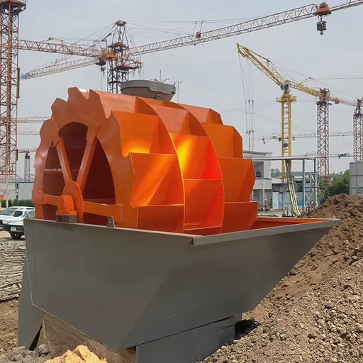 20-50TPH Beach Sea Sand Ashing Machine Wheel Bucket Type Sand Washer Machine for Sale Low Cost